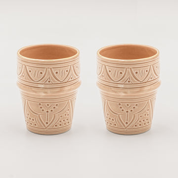 Medium Beldi Cups (200 ml) (Set of 2) - Sahara Beige