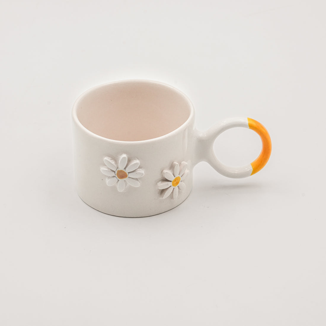 Floral Mug (150 ml) - Yellow