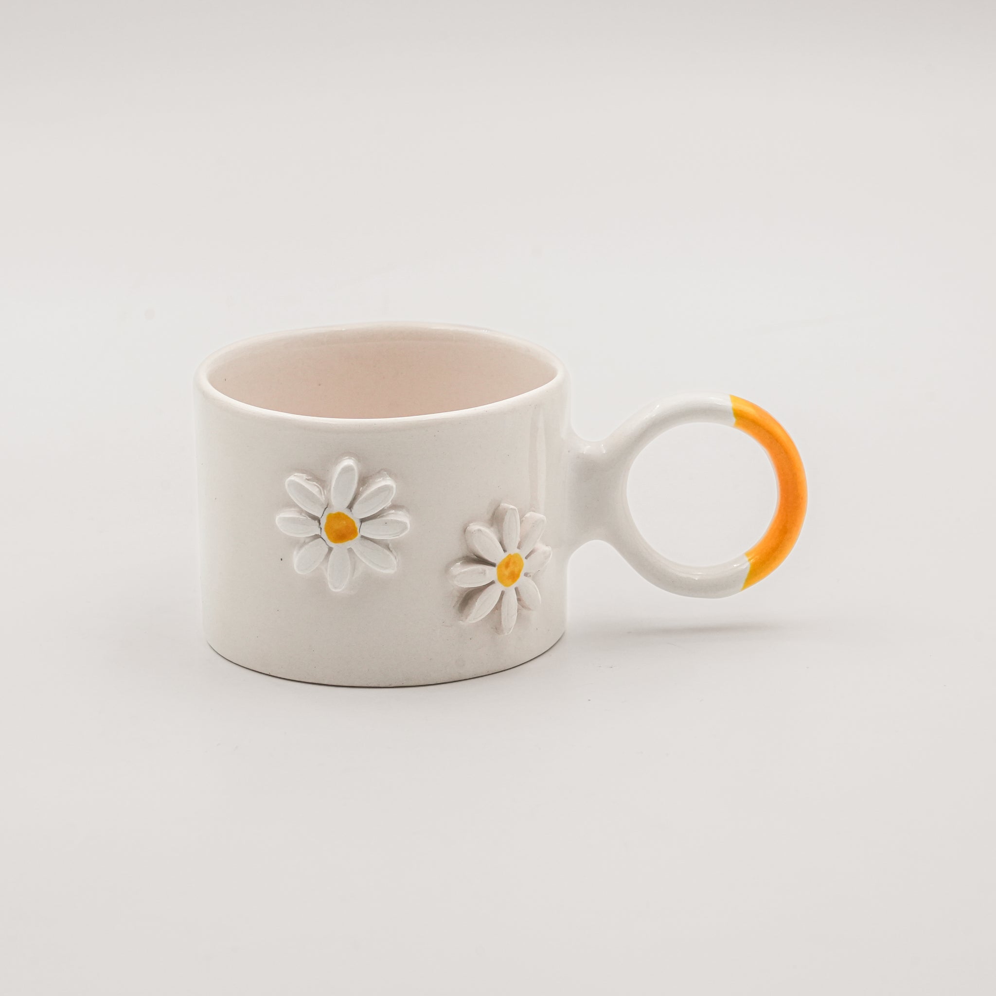 Floral Mug (150 ml) - Yellow