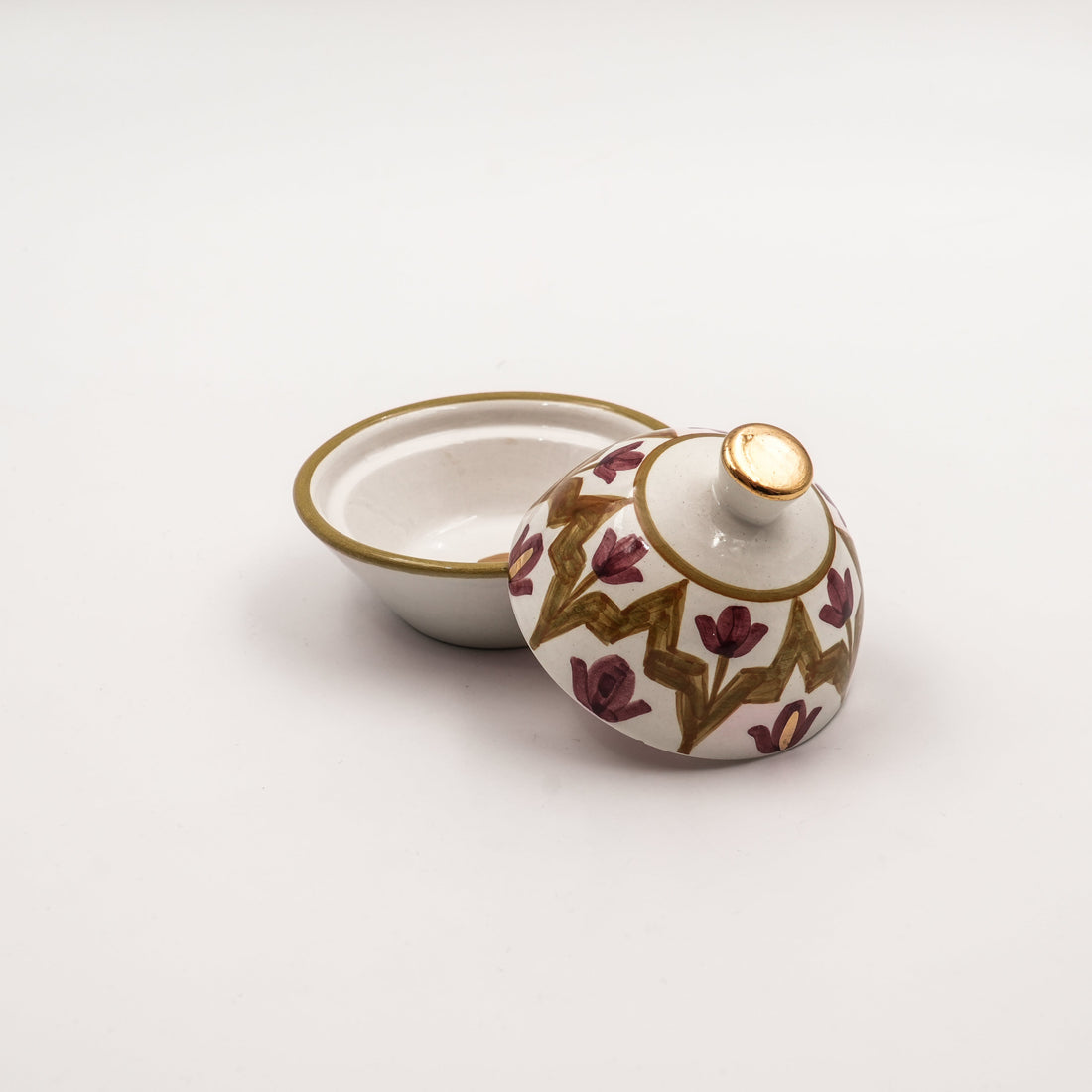 Lmida Bowl with Lid - Gold