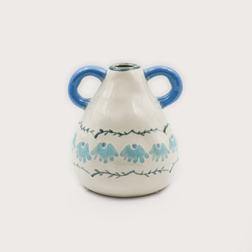 Motifs Vase - Blue