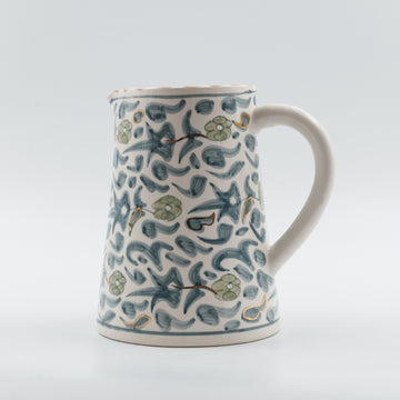 Large Floral Jug (2 L) - Stone Blue