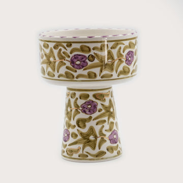 Small / Large Floral Appetizer Bowl - Mint Green
