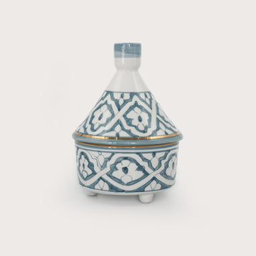 Fassia Elevated Tajine - Stone Blue