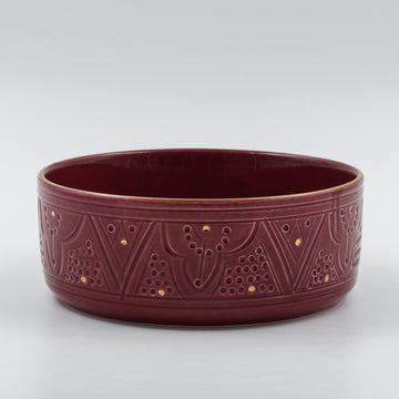 Beldi Flat Serving Bowl (18 or 24 cm) - Red Clay