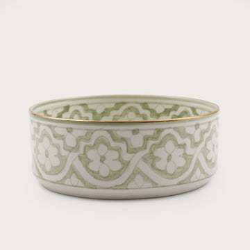 Fassia Flat Serving Bowl (18 cm) - Mint Green