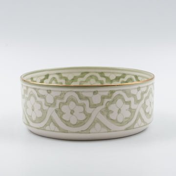 Fassia Flat Serving Bowl (18 cm) - Mint Green