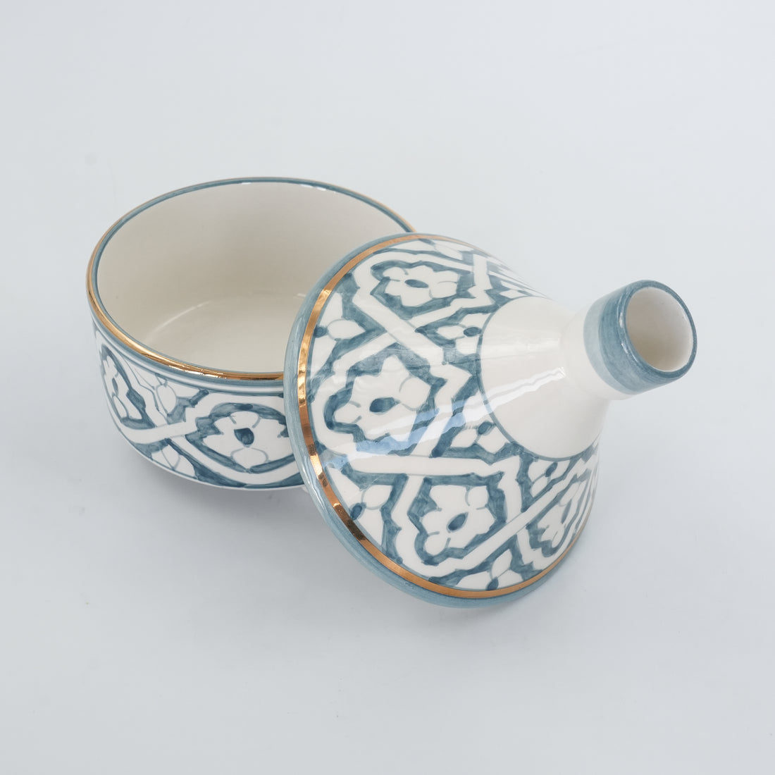 طاجين فاسيا المرتفع - أزرق حجري