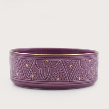 Beldi Flat Serving Bowl (18 or 24 cm) - Purple Lilac