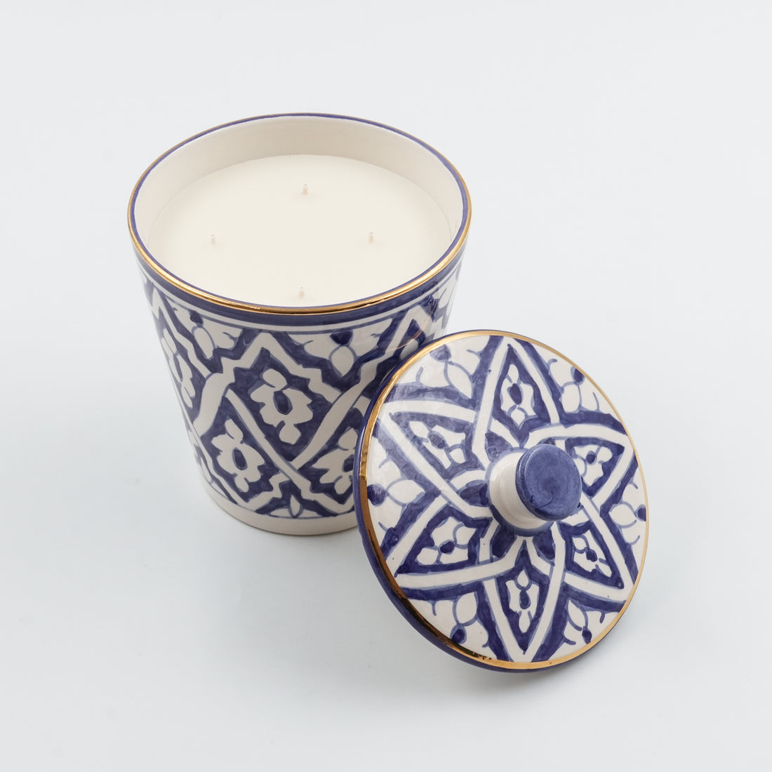 شمعة فاسيا كبيرة (مدة احتراق 100 ساعة) - برائحة التين الشوكي