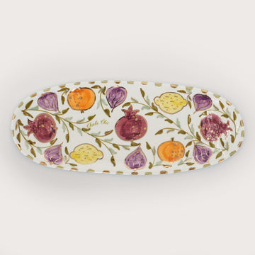 Tutti Frutti Oval Serving Plate (31 or 38 cm) - Multi-Color