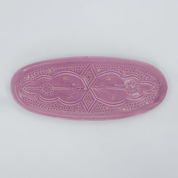 Beldi Oval Serving Plate (31 cm) - Purple Lilac