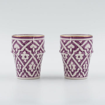 Large Fassia Cups (280 ml) (Set of 2) - Purple Lilac