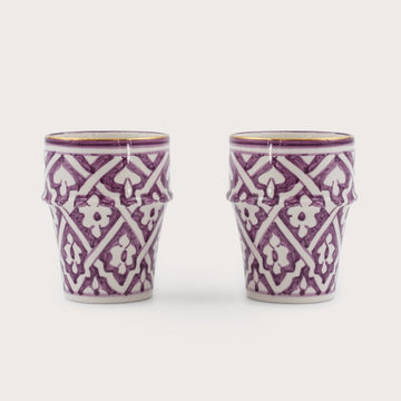 Large Fassia Cups (280 ml) (Set of 2) - Purple Lilac