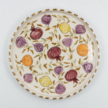 Tutti Frutti Round Serving Tray (28 cm) - Multi-Color