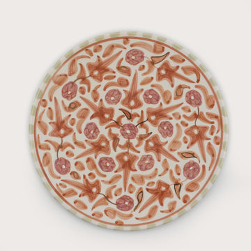 Large Floral Plate (26 cm) - Pink Blush