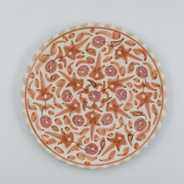 Large Floral Plate (26 cm) - Pink Blush