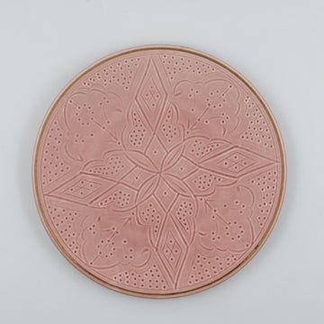 Large Beldi Plate (26 cm) - Pink Blush