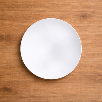 Plate Ceramic Bisque (23 cm) - Ready to Paint