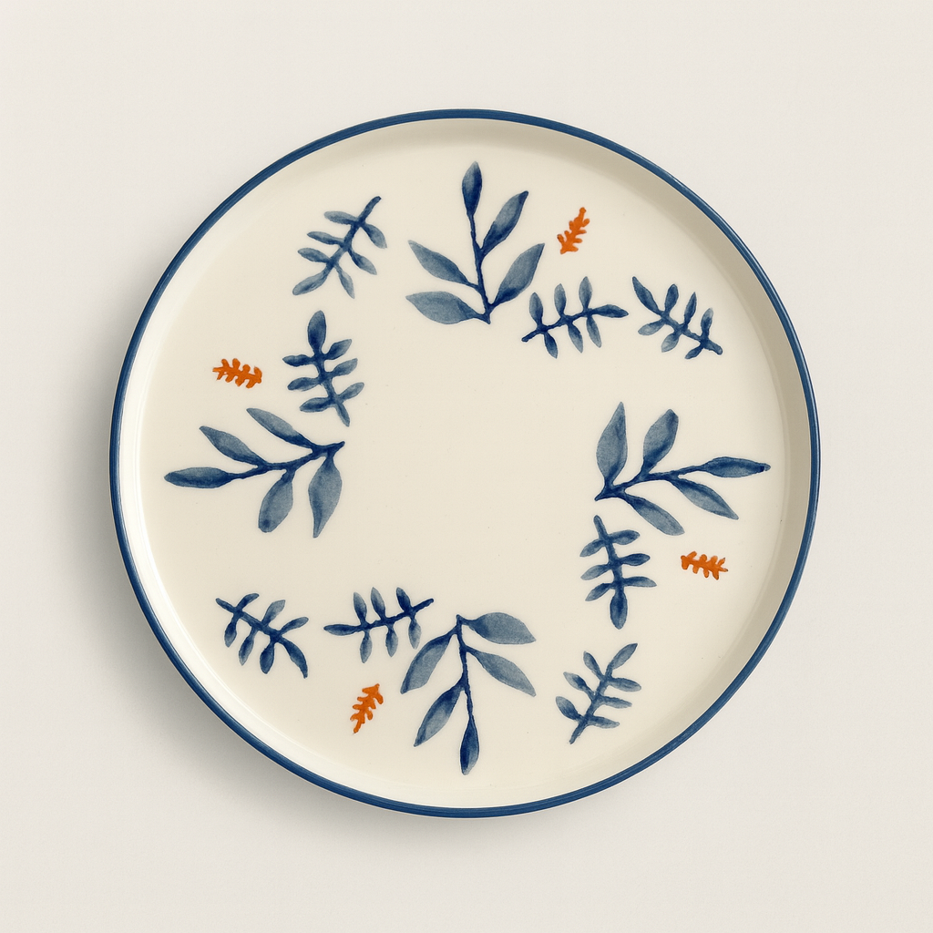 Motifs Collection (Set of 13) - Blue & Orange
