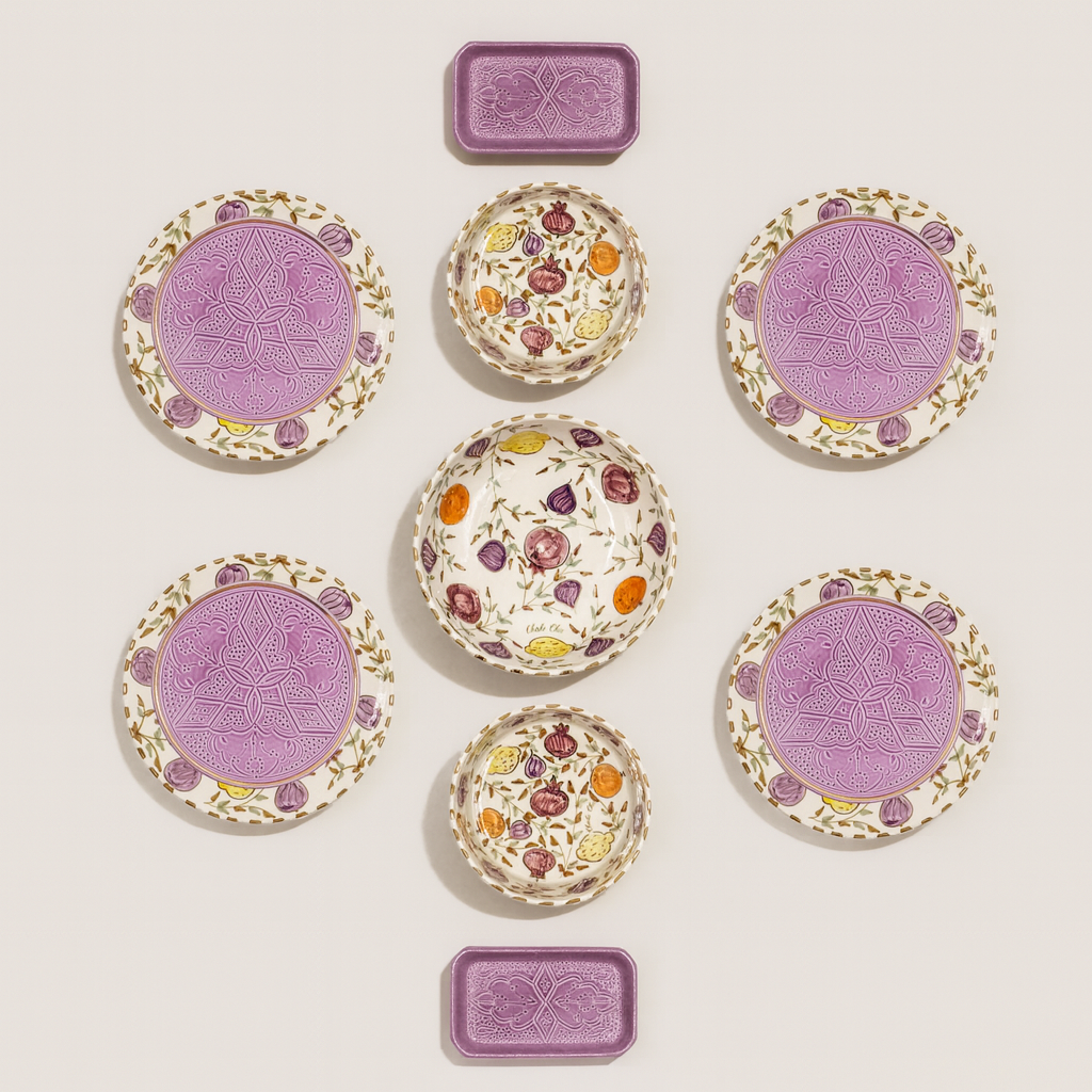 Exclusive Collection: 4-Person Moroccan Garden (Set of 13)