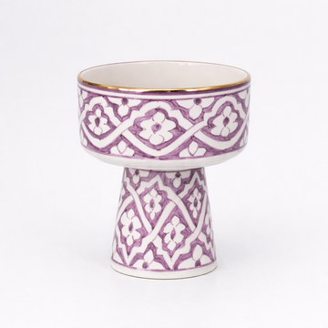Large Fassia Appetizer Bowl - Purple Lilac