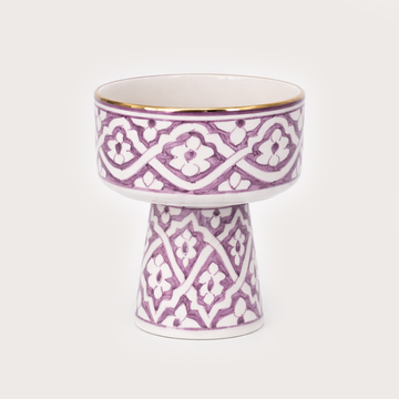 Large Fassia Appetizer Bowl - Purple Lilac