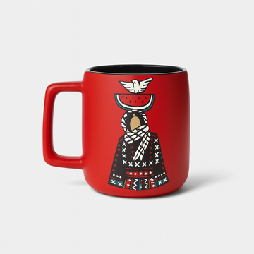 Palestinian Symbols Mug (350 ml) - Red
