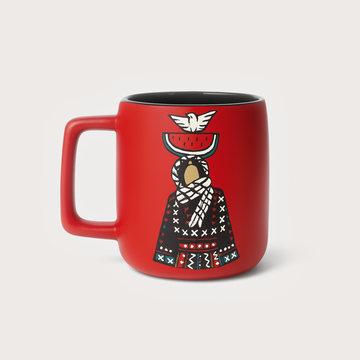 Palestinian Symbols Mug (350 ml) - Red