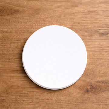 Round Coaster Ceramic Bisque (10 cm) - Ready to Paint