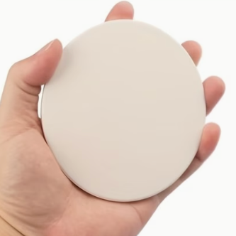 Round Coaster Ceramic Bisque (10 cm) - Ready to Paint