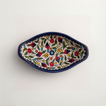 Medium Floral Serving Plate (24 cm) - Multi-Color