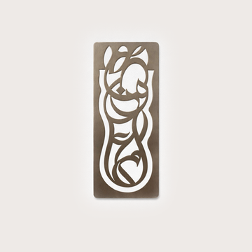 Calligraphy Bookmark - Silver