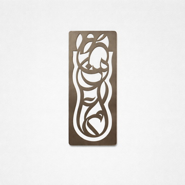Calligraphy Bookmark - Silver