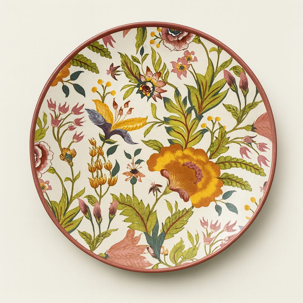 Striped and Floral Collection (Set of 21) - Green & Pink