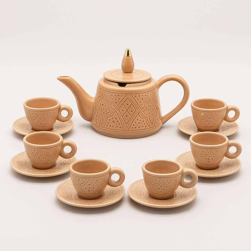 Handmade Beldi Teapot Collection (Set of 7)