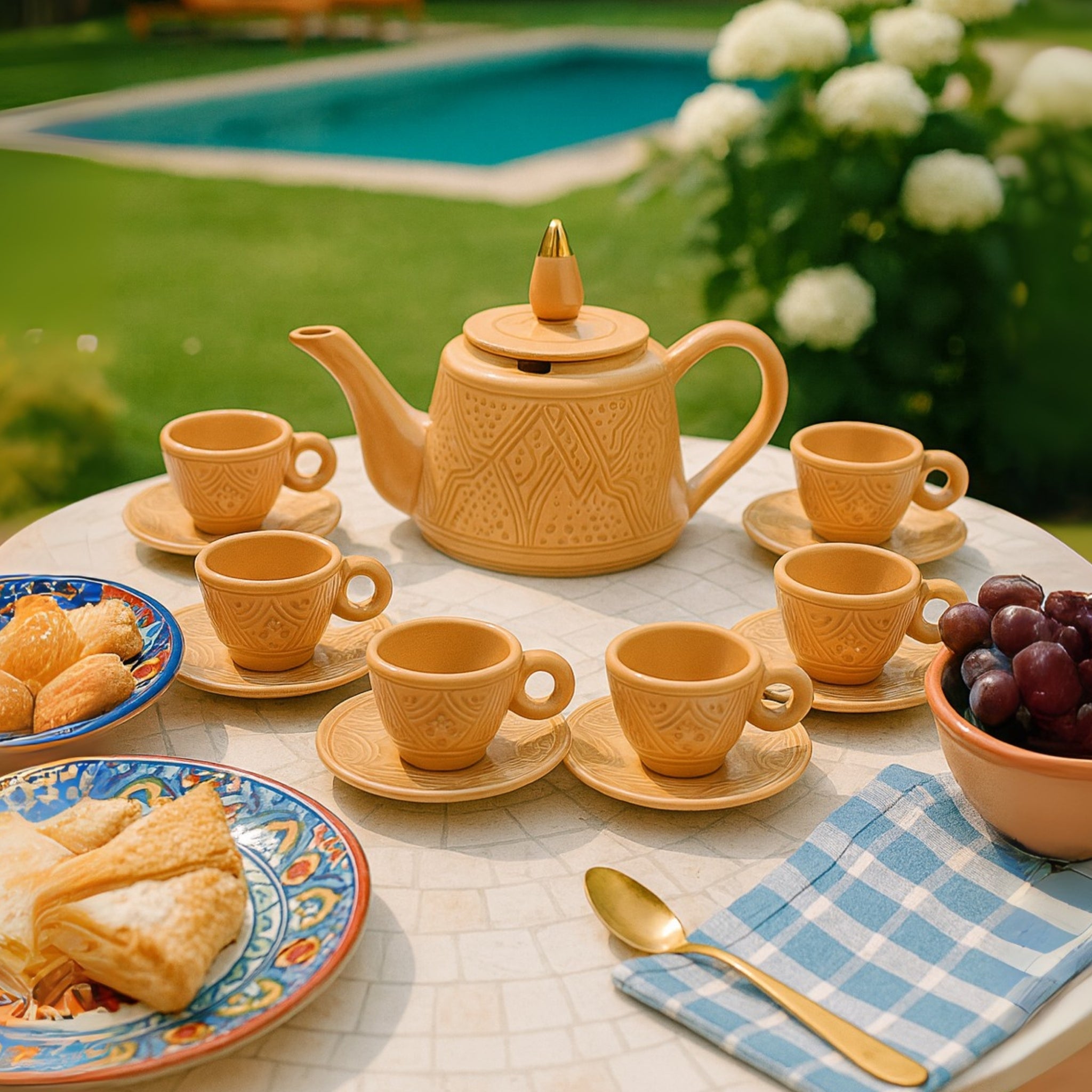 Handmade Beldi Teapot Collection (Set of 7)