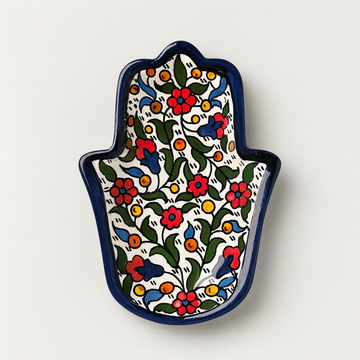 Fatima Hand Decorative Plate - Multi-color