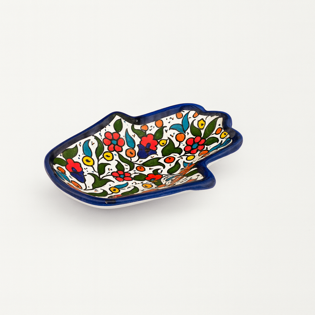 Fatima Hand Decorative Plate - Multi-color