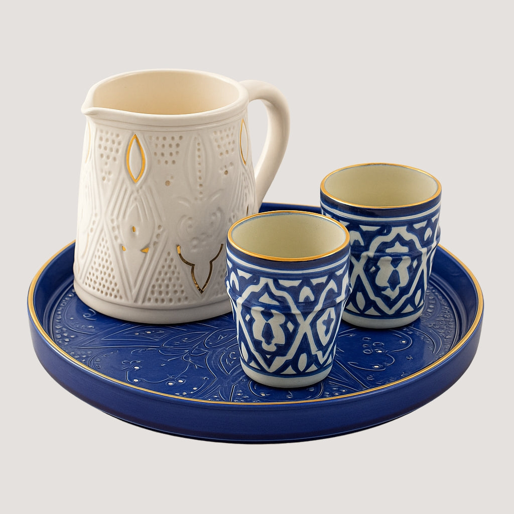 Handmade Jug Collection (Set of 4) - Royal Blue