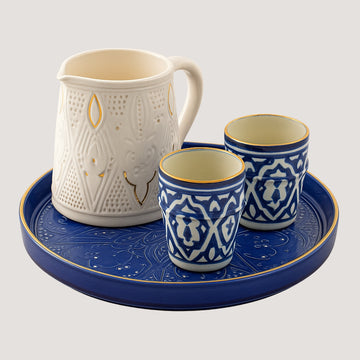 Handmade Jug Collection (Set of 4) - Royal Blue
