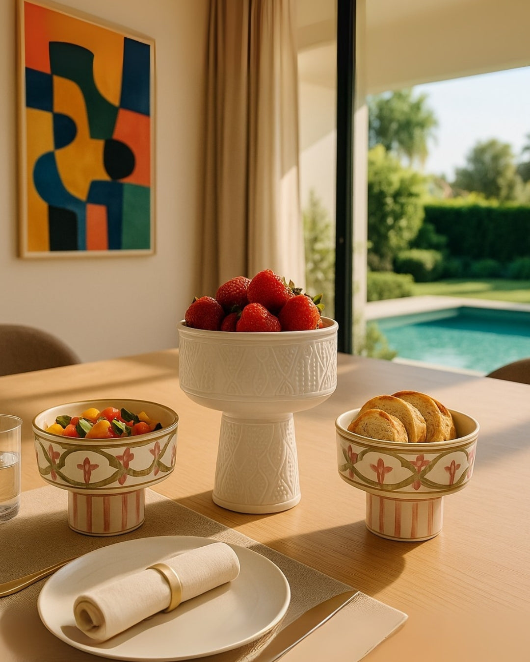 Handmade Appetizer Bowls (Set of 3)