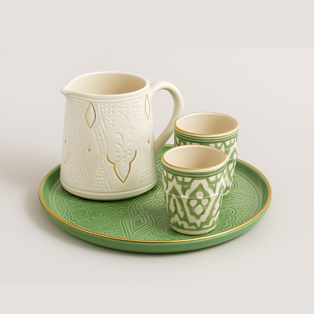 Handmade Jug Collection (Set of 4) - Mint Green