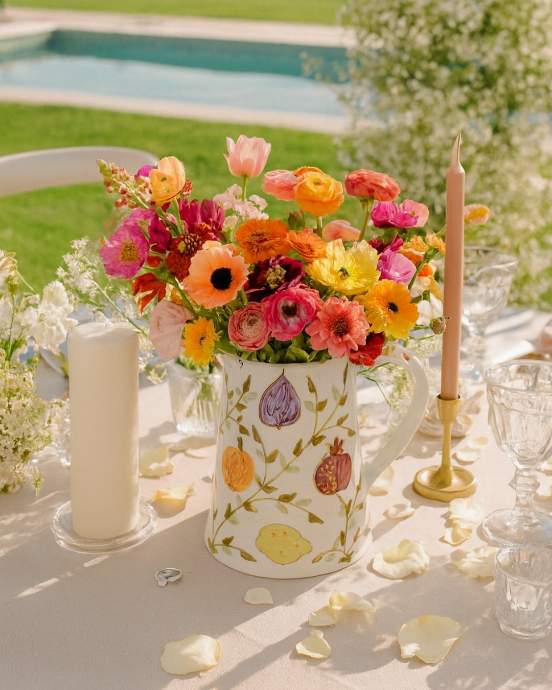 Large Tutti-Frutti Jug (2 L) - Multi-Color