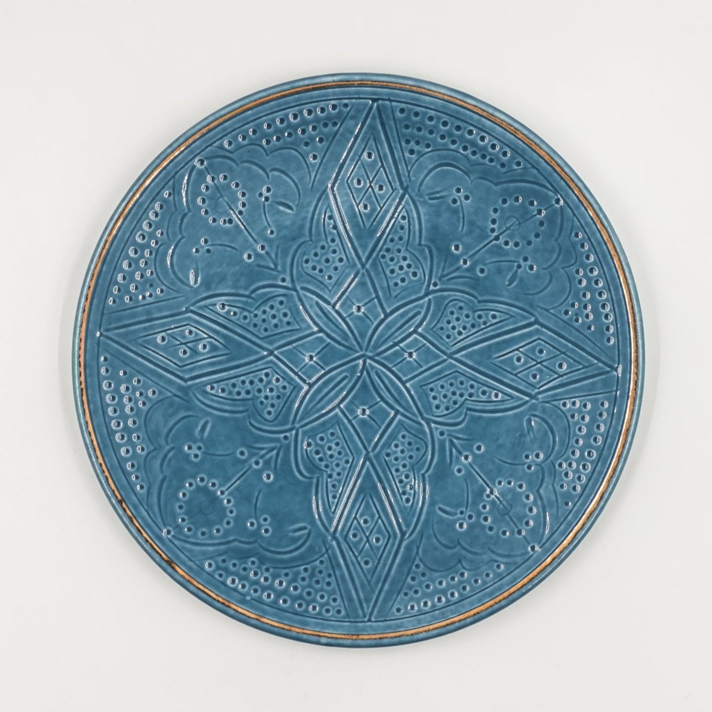 Large Beldi Plate (26 cm) - Stone Blue