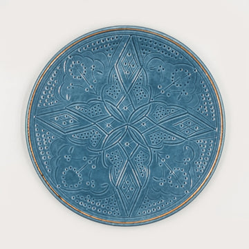 Large Beldi Plate (26 cm) - Stone Blue