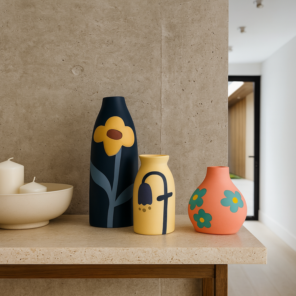 Floral Vase Collection (Set of 3)