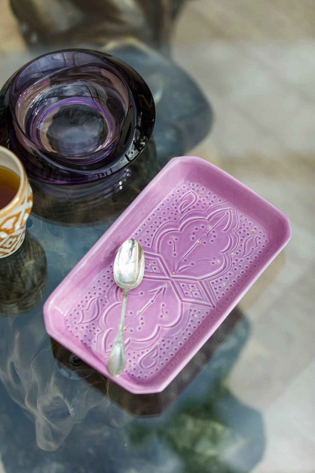 Medium Beldi Serving Plate (24 cm) - Purple Lilac